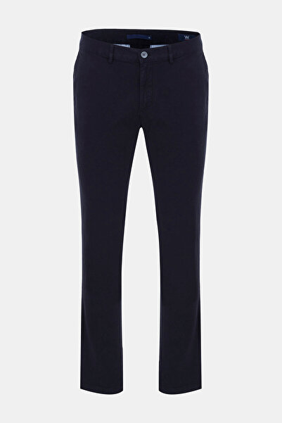 W Collection بنطال رياضي بأرجل أنبوبية باللون الأزرق الداكن