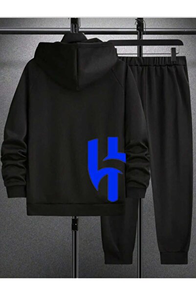 BUY CENTER Unisex Oversize Tracksuit Set Al Crescent Printed Winter Jacket & ...