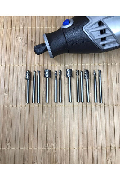 BGA Dremel geleneksel gravür makinesi oyma modelleme freze seti 12 parça