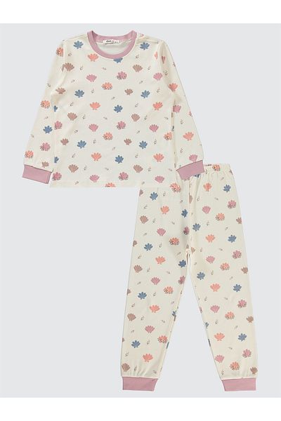 Civil Girls 6-9 Years Old Girl's Pajama Set - Light Salmon