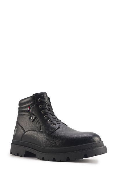 U.S. Polo Assn. DARIUS KRK 4PR Μαύρες ανδρικές μπότες ποδηλασίας