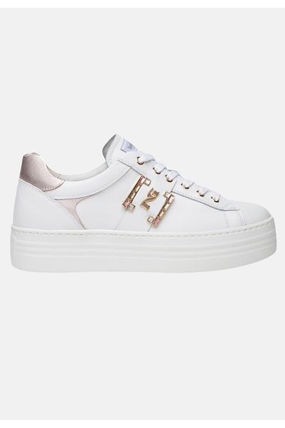 Nero Giardini Sportschuhe Skipper Bianco Etoile Rosa Sneaker