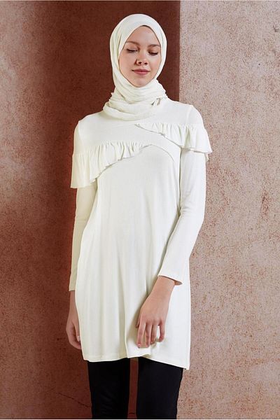Alvina Tunic with Rush Detail 41231