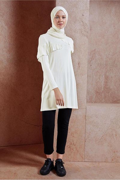 Alvina Tunic with Rush Detail 41231