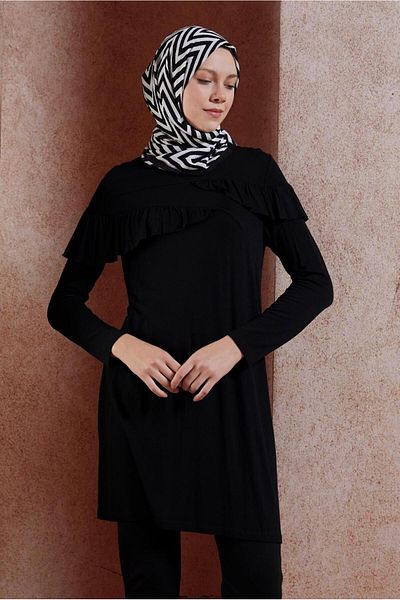 Alvina Tunic with Rush Detail 41231