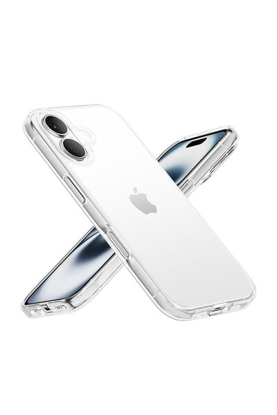 Bilişim Akademi iPhone 16 Plus Kılıf Pc Sert Şeffaf Kılıf Mika Kılıf Sararmaz...