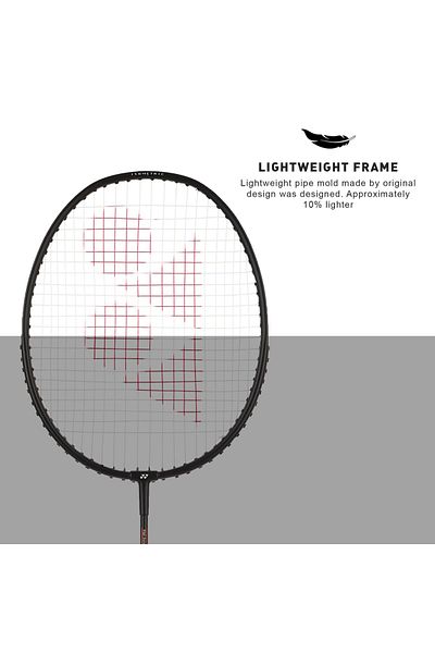 YONEX GR 303i Badminton Racquet | With Full Cover | Color: Black | Size: Standard