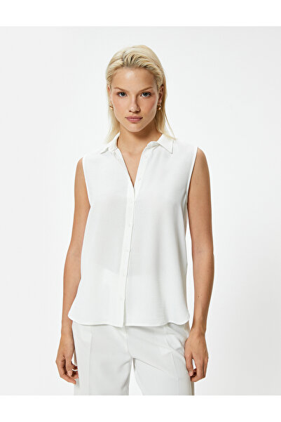 Koton Pohodlná košile bez rukávů z tkaniny Aerobin