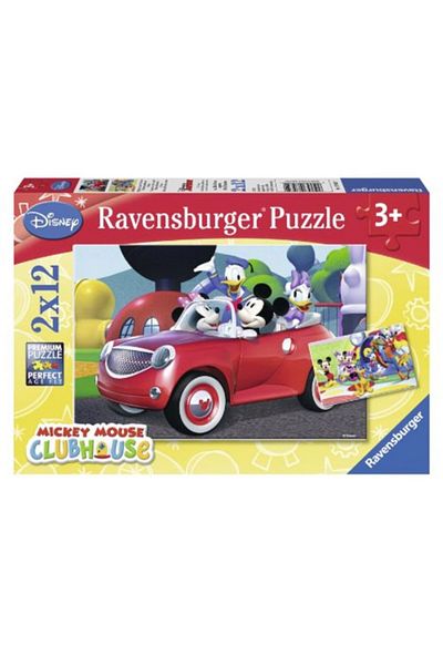 RAVENSBURGER 2x2 لغز الأطفال ديزني ميكي اللغز 075652