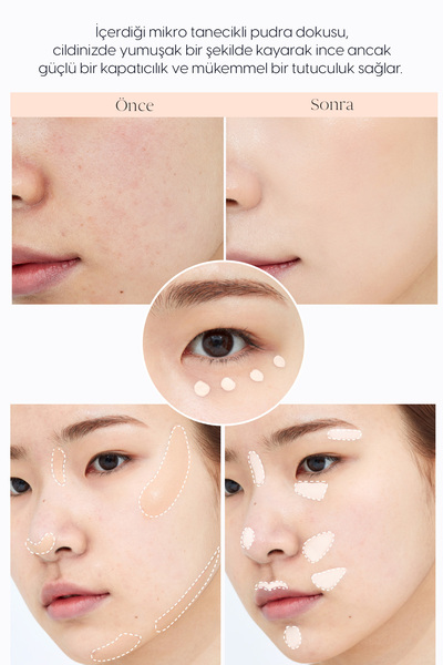 CLIO Uzun Süre Kalıcı, Pürüzsüz Dokuya Sahip Concealer CLIO Kill Cover Liquid Concealer (05 Sand)