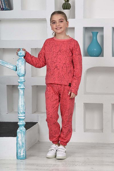 relax kids Printed Armed Unisex Pijama Suit
