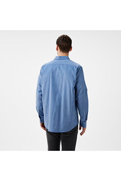Nautica Erkek Mavi Classic Fit Gömlek