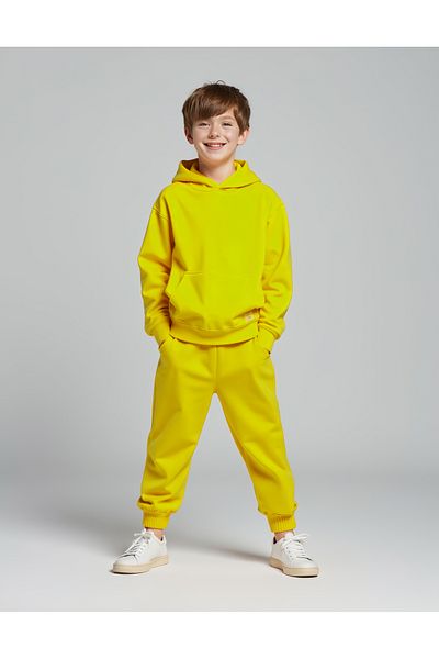 minojoy Uthar Sulphur Spring Cotton Hooded Boys' Sweatshirt