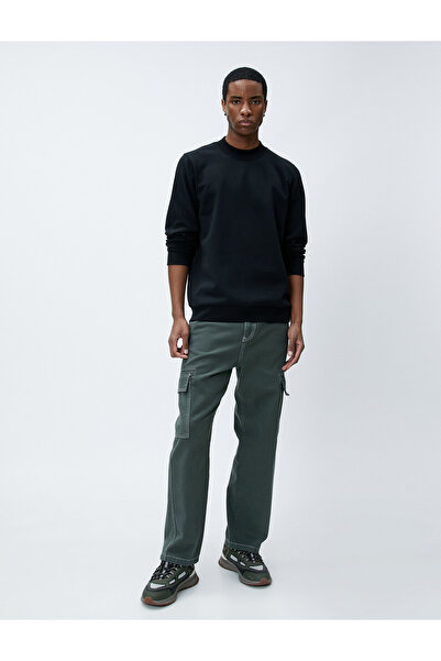 Koton Basic Sweatshirt Crew Neck Long Sleeve