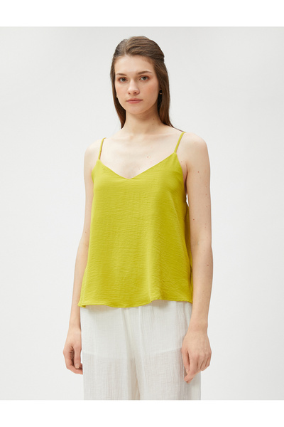 Koton Szatén felső V-nyakú pánttal