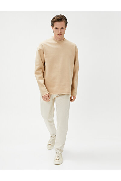 Koton Суичър с дълги ръкави и голямо деколте