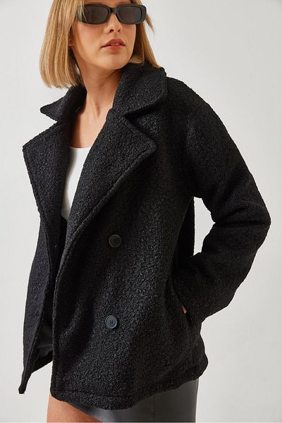 Bianco Lucci Women's Interlining Boucle Jacket 2603 60351265