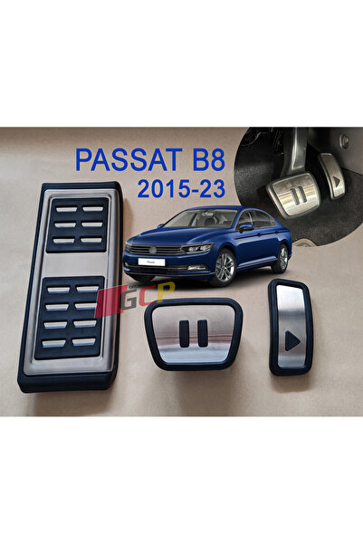 GCP German Car Parts PASSAT B8 Play Pause Pedal Seti - PASSAT B8 Krom Spor Pedal