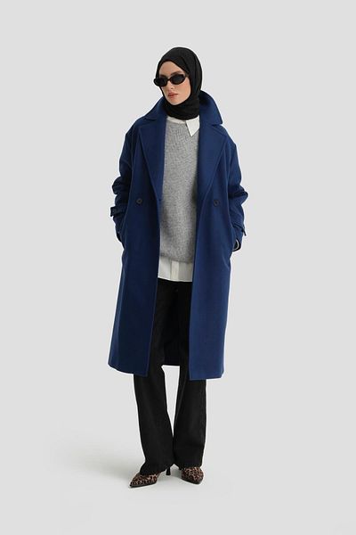 Armine Palton albastru violet - Model 24k7615