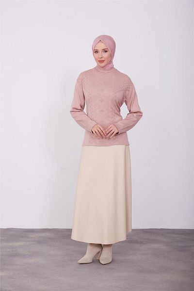 Armine 23kd9007 Model Pulover de culoare pudra