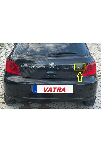 EDEXPORT 307 1.6 Pack Uyumlu Krom Peugeot Bagaj Yazısı 3M 3D ABS: