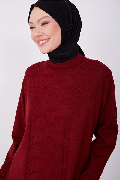 Armine Pulover roșu Claret23kd9006