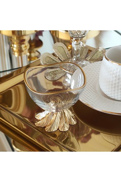 REGNA HOME Fine Living Grace 6 Parça Lüx Mini Kase - Lokumluk - Reçellik - Sosluk - Çerezlik -şekerlik