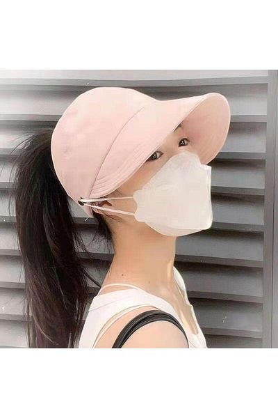 valkyrie Pink Women's Cap - Wide Visor, Sunscreen, Snap Button, Tennis Sports Cap
