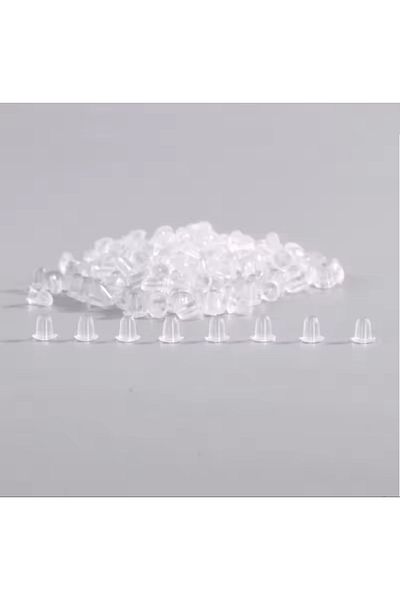 Arescollection 40Pcs (20 Pairs) Silicone Earring Backrest