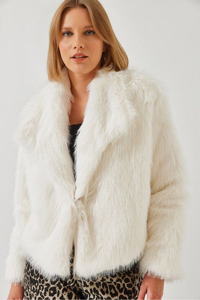 Bianco Lucci Women's Fur Lined Coat 5186 60351268