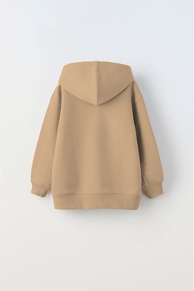 The Champ Clothing Μπεζ Unisex Παιδική κουκούλα - Φούτερ με κουκούλα, Fleece Text Printed