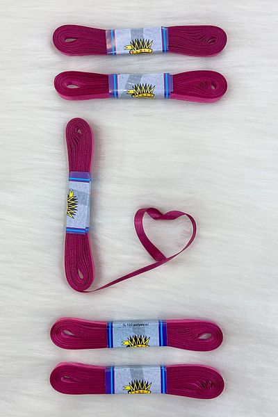 ZEYMERADE 10 Meters Plum Satin Ribbon - 1 cm Bundle Dowry Special Day Gift Decoration Ribbon