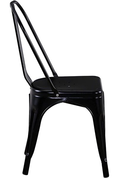 Mahmayi HYX503-1 Metal Stackable Dining Chairs for Indoor, Outdoor & Kitchen ...