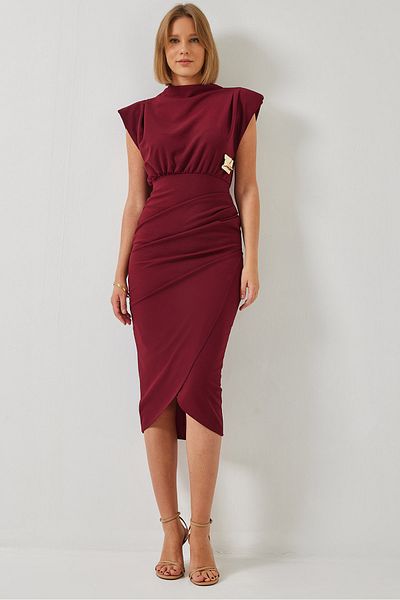 Bianco Lucci Rochie căptușită cu cataramă pentru femei 4409 60351200