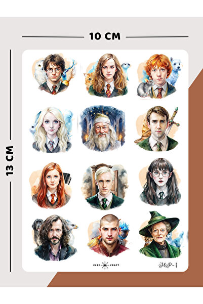 Else Craft Harry Potter Sticker - HP-1 - Ajanda Planlayıcı Bullet Journal İçi...