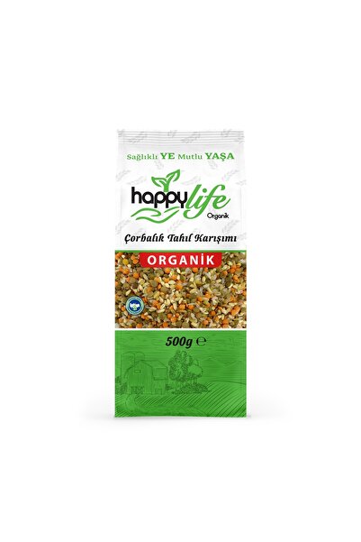 Happy Life Organik Çorbalık Tahıl Karışımı 500 gr