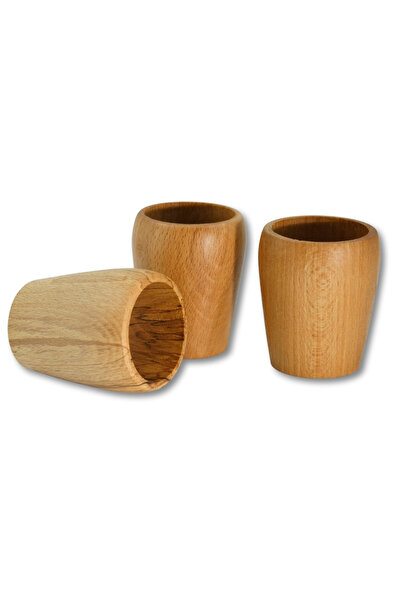 NATIVU Wooden Cup Set 3 Pieces