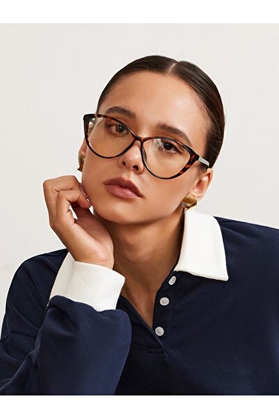 LOOKUP NEW Unisex Kadın Erkek Oval Yuvarlak Mavi Işık Korumalı Blue Block Yen...