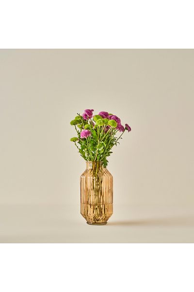 Bella Maison Γυάλινο βάζο Nilda Amber (12x23 cm)