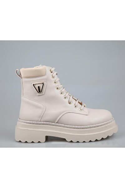 MİSS PARK MODA Miss Park Moda k35 Bej Kadın Bot