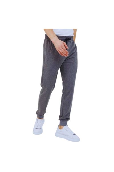 MERTEX Men's Sweatpants - Elastic Ribbed Legs, Zippered Pockets, Comfortable 3 Thread Raster