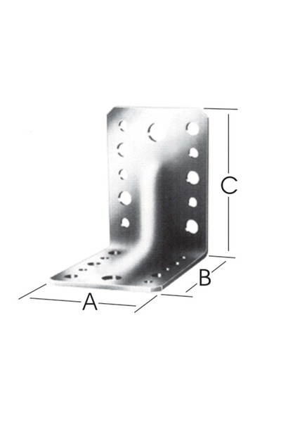 Ermo Ağır Hizmet Köşebent L Demir 80x80x80 Mm