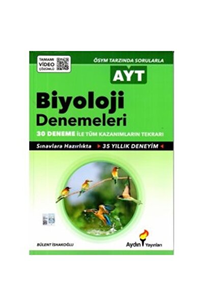 Aydın Yayınları Ayt Biyoloji 30 Deneme