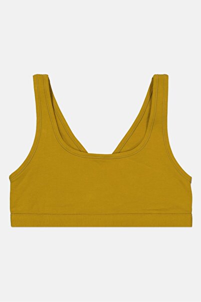 Etam Women Plain Non Padded Bra, Light Olive