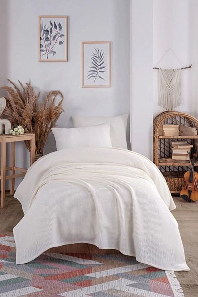 Eponj Home Κάλυμμα Ecocel Pike Μονό - 160x230cm Karde Cream