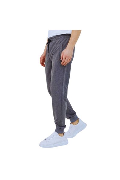 MERTEX Men's Sweatpants - Elastic Ribbed Legs, Zippered Pockets, Comfortable 3 Thread Raster
