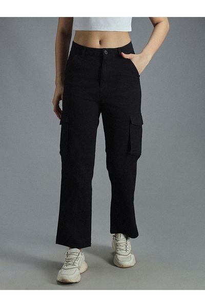 High Star By Styli High Rise Straight Fit Cargo Trousers