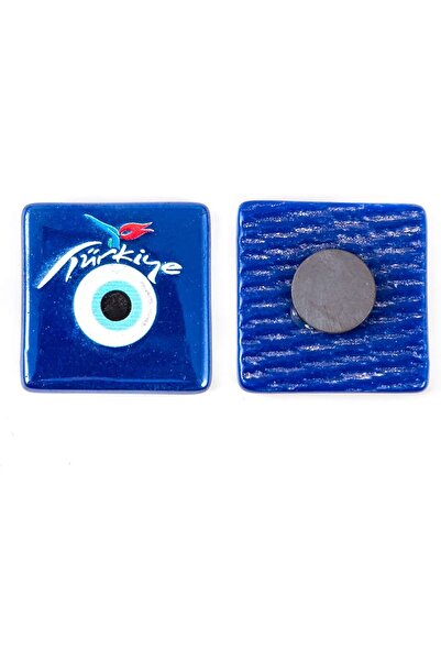 GRANDSTORE Seramik Nazar Boncuğu Türkiye Magnet Dolap Süsü