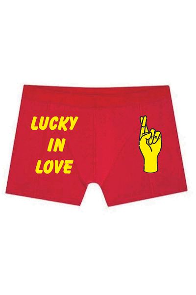 BoxerMasters Luckymenredboxersyellow