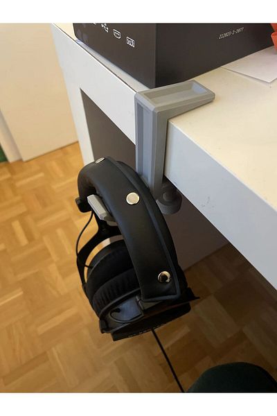 WELLCUT Adjustable Compression Headphone Holder - Desktop Stand